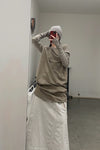 BORIS BIDJAN SABERI Stitching T-shirt LS1.2 RF F035+FTJ 00001 Marl 2